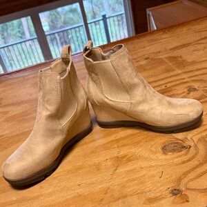 Serra Cream Ankle Boots